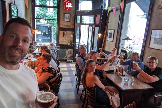 Antwerp Private Beer Tour - Stop 1: Abbey No 8 and a Champagne-Style Starter