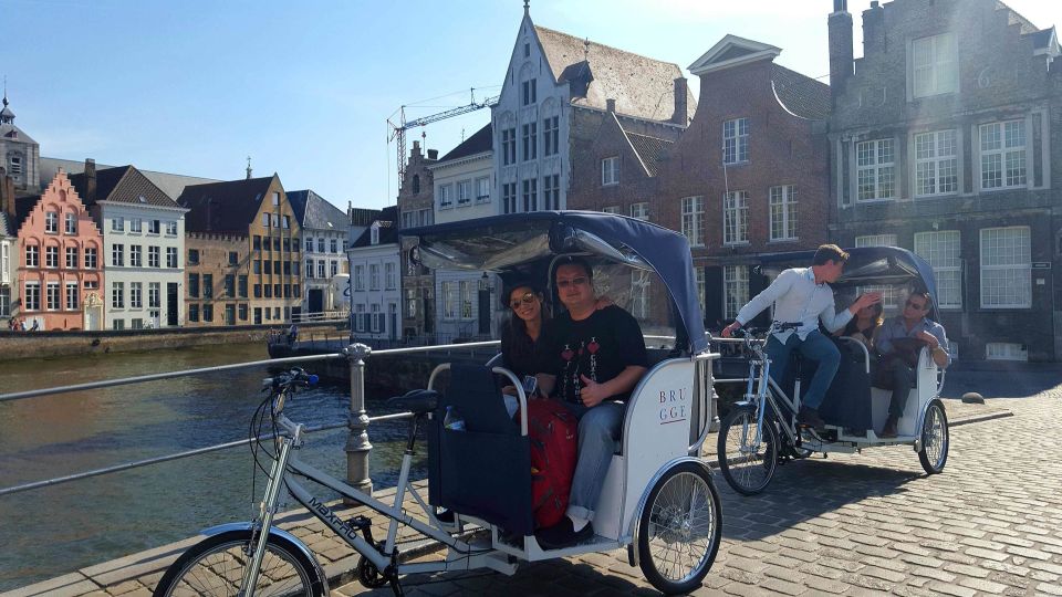 Bruges: Private Guided Tour by Pedicab - Canals and medieval buildings: the UNESCO views without the heavy footwork