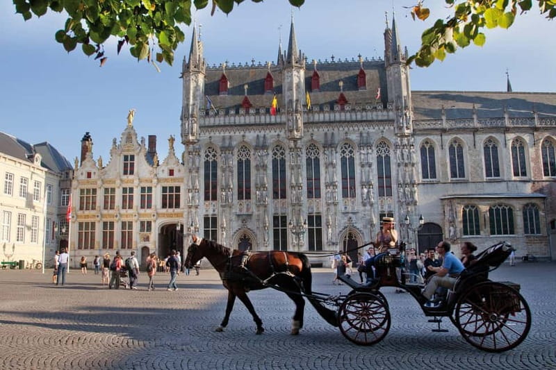 Brussels: Bruges & Ghent Tour with Cruise & Chocolate Visit - Bruges guided walk: the Markt and medieval lanes