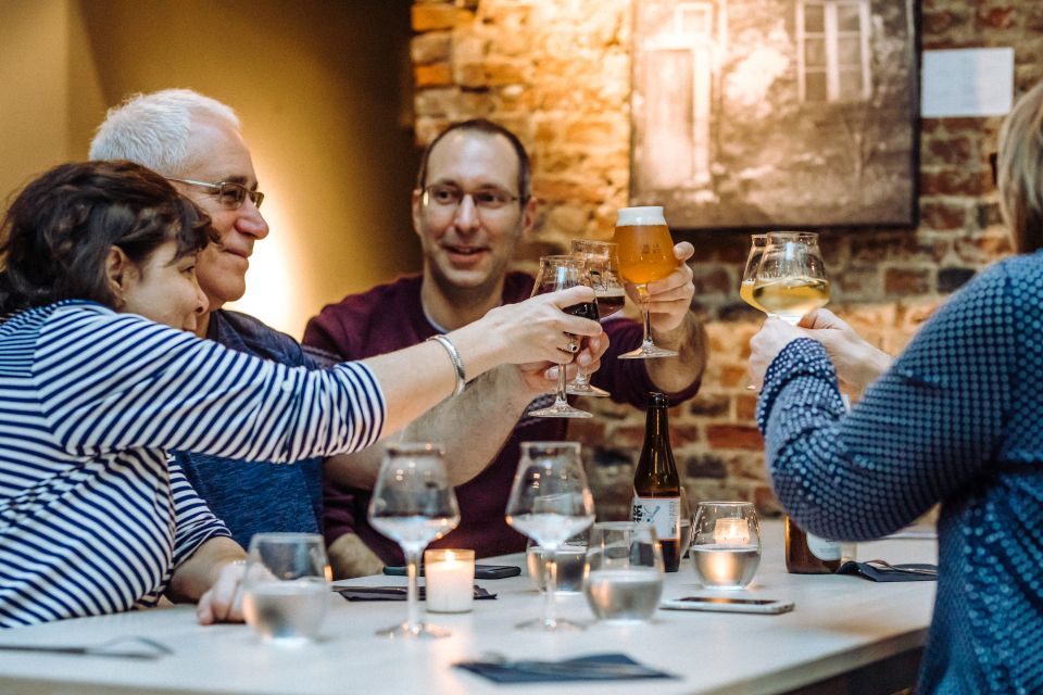 Brussels: Private Beers, Bars, and Live Music Tour by Night - Poechenellekelder: classic pub snacks and a chill pace