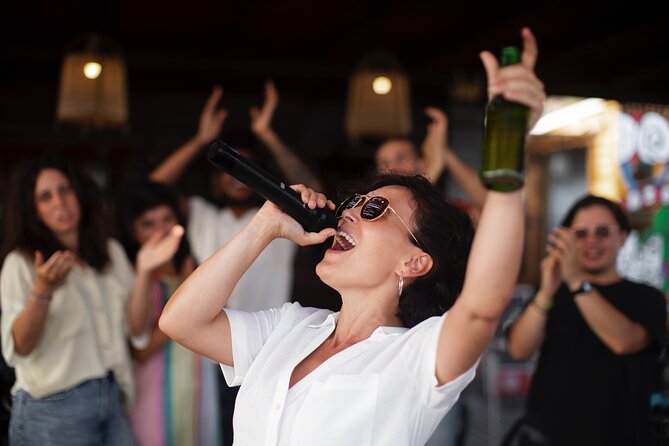 Brussels Pub Crawl Tour - Stop 4 at Amalgame: Karaoke Finale for the Brave and the Curious