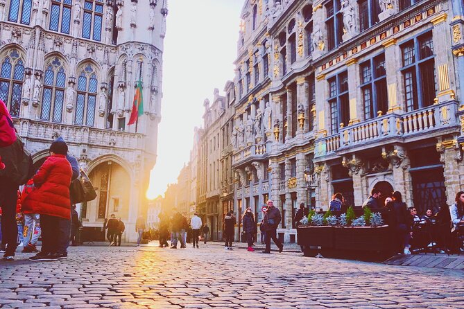 Brussels Walking Tour with Waffle Tasting: History and Delights - Sablon district stroll: boutiques and slower city corners