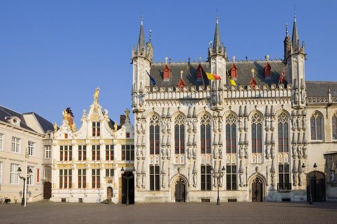 Discover Bruges with a self-guided Outside Escape city game tour! - Walplein cobbles and Cathedrale Saint Sauveur: history you can’t miss