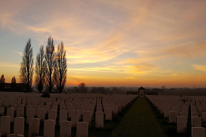 Full Day Canadian WW1 Vimy and Somme Battlefield Tour from Ypres - Lochnagar Crater: the ground-level reminder of 1 July 1916