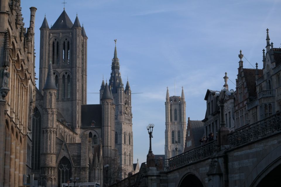 Ghent: Walking Tour from Friday Market to the Cathedral - Old harbor and St-Michael’s church: where the towers line up