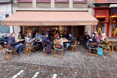 Walking Tour with Hot Chocolate and Chocolate Tasting - Markt Square: Belfry Views and Medieval Guild House Energy